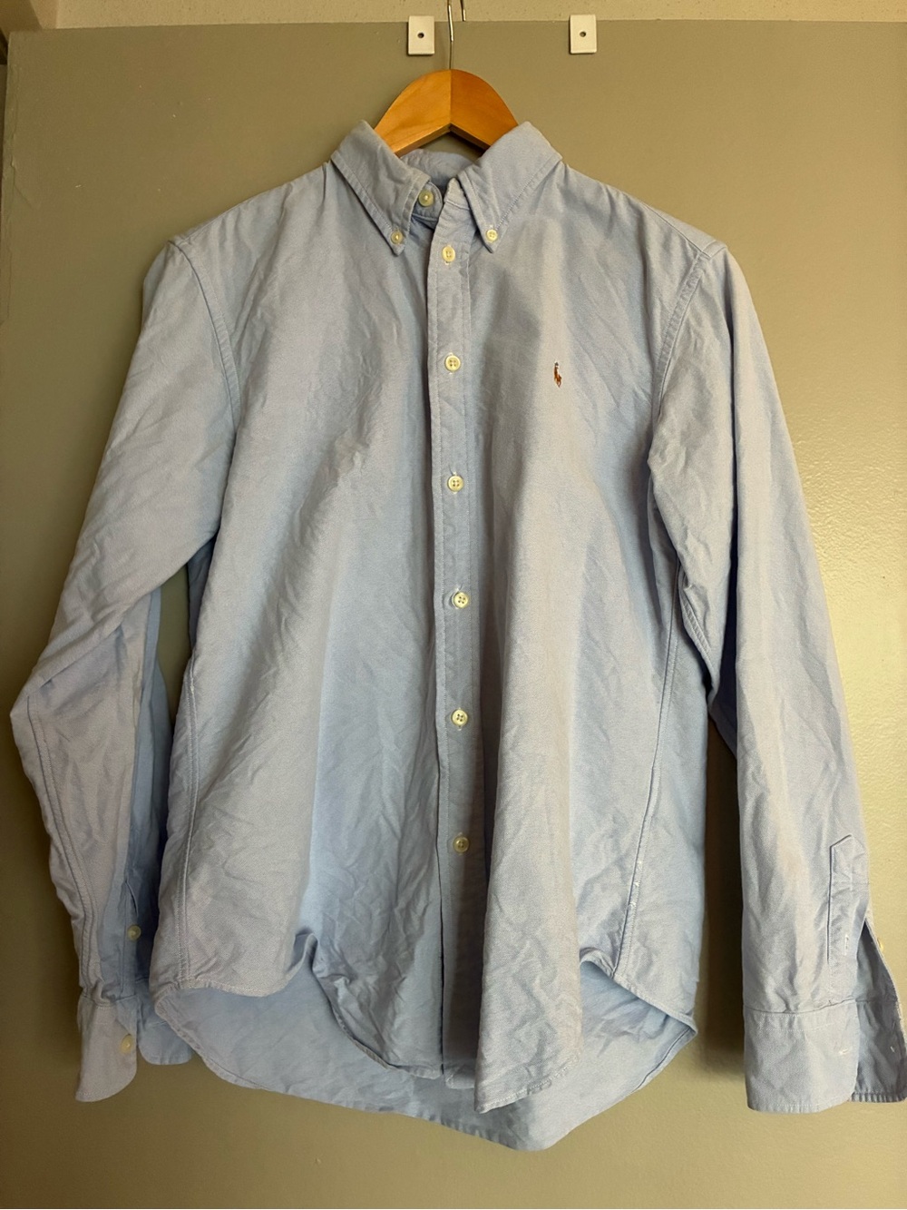 Ralph Lauren Light Blue Button-Down Oxford Shirt